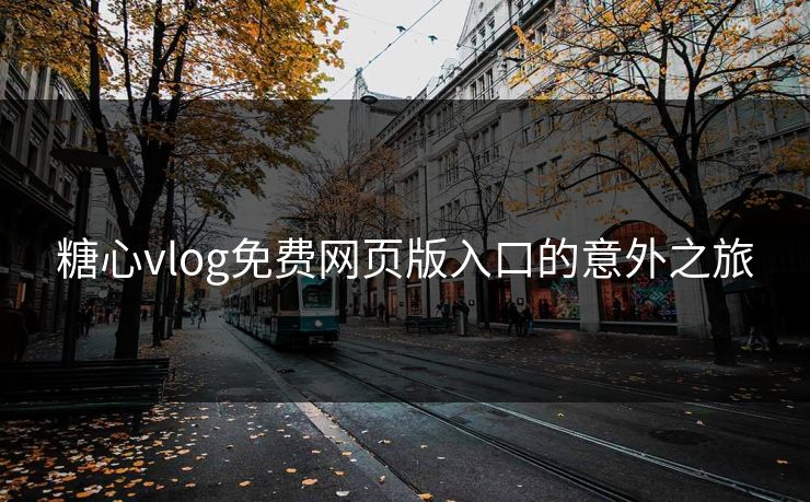 糖心vlog免费网页版入口的意外之旅