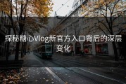 探秘糖心Vlog新官方入口背后的深层变化