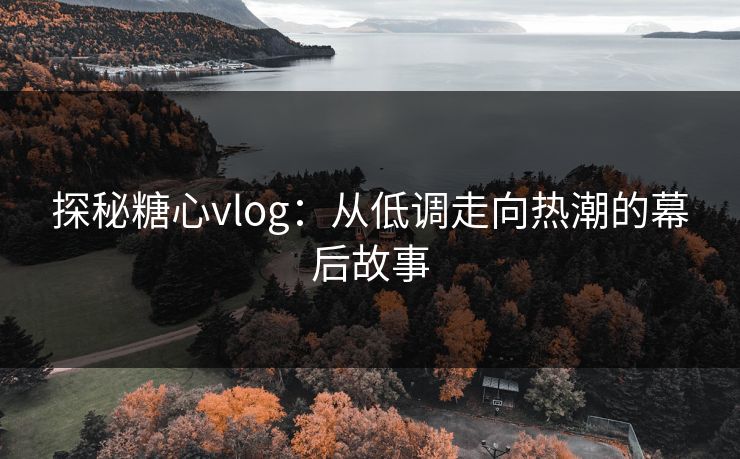 探秘糖心vlog:从低调走向热潮的幕后故事 探秘糖心vlog:从低调走向热潮的幕后故事