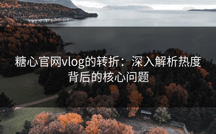 糖心官网vlog的转折：深入解析热度背后的核心问题
